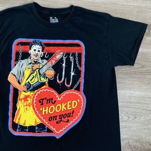 Texas Chainsaw Massacre Leatherface I’m Hooked On You! Steven Rhodes T-Shirt